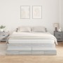Marco de Cama con Almacenamiento Gris Sonoma 180x200 cm by , Beds and slatted bases - Ref: Foro24-3335666, Price: 485,37 €, D...
