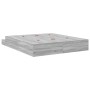 Marco de Cama con Almacenamiento Gris Sonoma 180x200 cm by , Beds and slatted bases - Ref: Foro24-3335666, Price: 485,37 €, D...