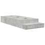 Estructura de Cama de Almacenamiento Gris Concreto 90x190 cm | Foro24.es | Tu tienda online para hogar, jardín y más Foro24.es