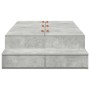 Estructura de Cama de Almacenamiento Gris Concreto 90x190 cm | Foro24.es | Tu tienda online para hogar, jardín y más Foro24.es