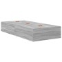 Estructura de cama de almacenamiento Gris Sonoma 90x190 cm | Foro24.es | Tu tienda online para hogar, jardín y más Foro24.es