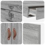 Estructura de cama de almacenamiento Gris Sonoma 90x190 cm | Foro24.es | Tu tienda online para hogar, jardín y más Foro24.es