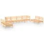 Juego de muebles de jardín 8 piezas madera maciza de pino de vidaXL, Conjuntos de jardín - Ref: Foro24-3082572, Precio: 331,4...
