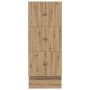 Estructura de Cama de Almacenamiento en Roble Artesanal 75x190 cm by , Beds and slatted bases - Ref: Foro24-3335684, Price: 2...