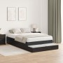 Estructura de Cama de Almacenamiento Negro Roble 120x190 cm | Foro24.es | Tu tienda online para hogar, jardín y más Foro24.es