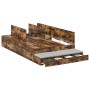 Estructura de Cama de Almacenamiento Roble Ahumado 120x190 cm | Foro24.es | Tu tienda online para hogar, jardín y más Foro24.es