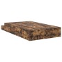 Estructura de Cama de Almacenamiento Roble Ahumado 120x190 cm | Foro24.es | Tu tienda online para hogar, jardín y más Foro24.es