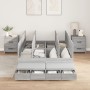 Estructura de Cama de Almacenamiento Gris Sonoma 120x190 cm by , Beds and slatted bases - Ref: Foro24-3335690, Price: 423,78 ...