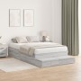 Estructura de Cama de Almacenamiento Gris Sonoma 120x190 cm by , Beds and slatted bases - Ref: Foro24-3335690, Price: 423,78 ...