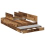 Estructura de Cama de Almacenamiento de Madera Vieja 120x190 cm | Foro24.es | Tu tienda online para hogar, jardín y más Foro24.es
