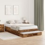 Estructura de Cama de Almacenamiento de Madera Vieja 120x190 cm | Foro24.es | Tu tienda online para hogar, jardín y más Foro24.es