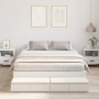 Estructura de Cama de Almacenamiento Blanca 140x190 cm by , Beds and slatted bases - Ref: Foro24-3335693, Price: 447,62 €, Di...