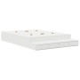 Estructura de Cama de Almacenamiento Blanca 140x190 cm by , Beds and slatted bases - Ref: Foro24-3335693, Price: 447,62 €, Di...