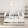 Estructura de Cama de Almacenamiento Blanca 140x190 cm by , Beds and slatted bases - Ref: Foro24-3335693, Price: 447,62 €, Di...
