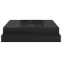 Estructura de Cama de Almacenamiento Negro Roble 140x190 cm by , Beds and slatted bases - Ref: Foro24-3335694, Price: 459,76 ...