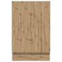 Estructura de cama de almacenamiento Roble Artisan 140x190 cm by , Beds and slatted bases - Ref: Foro24-3335700, Price: 435,4...