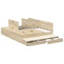 Estructura de Cama de Almacenamiento en Roble Sonoma 135x190 cm | Foro24.es | Tu tienda online para hogar, jardín y más Foro24.es