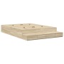 Estructura de Cama de Almacenamiento en Roble Sonoma 135x190 cm | Foro24.es | Tu tienda online para hogar, jardín y más Foro24.es