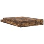 Estructura de Cama de Almacenamiento Roble Ahumado 135x190 cm | Foro24.es | Tu tienda online para hogar, jardín y más Foro24.es