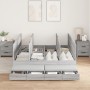 Estructura de Cama de Almacenamiento Gris Sonoma 135x190 cm | Foro24.es | Tu tienda online para hogar, jardín y más Foro24.es