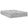 Estructura de Cama de Almacenamiento Gris Sonoma 135x190 cm | Foro24.es | Tu tienda online para hogar, jardín y más Foro24.es