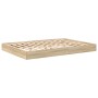 Cama con Estantería Roble Sonoma 140x200 cm Madera Compuesta by , Beds and slatted bases - Ref: Foro24-3335730, Price: 245,81...