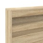 Cama con Estantería Roble Sonoma 140x200 cm Madera Compuesta by , Beds and slatted bases - Ref: Foro24-3335730, Price: 245,81...