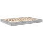 Cama con Estantería Gris Sonoma 150x200 cm Madera Elaborada by , Beds and slatted bases - Ref: Foro24-3335738, Price: 233,93 ...