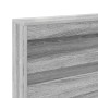 Cama con Estantería Gris Sonoma 150x200 cm Madera Elaborada by , Beds and slatted bases - Ref: Foro24-3335738, Price: 233,93 ...
