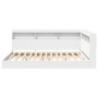 Cama Biblioteca Blanca 160x200 cm Madera Compuesta by , Beds and slatted bases - Ref: Foro24-3335739, Price: 256,76 €, Discou...
