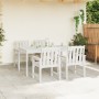 Sillas de Comedor para Jardín  4 pcs Blancas 65,5x55,5x88 cm HDPE, Sillas de Comedor para Jardín  2 pcs Blancas HDPE | Foro24.es | Tu tienda online para hogar, jardín y más Foro24.es