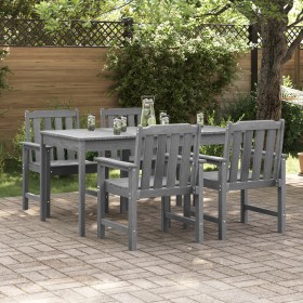 Comprar Sillas de Comedor para Jardín 4 pcs Gris