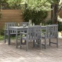 Sillas de Comedor para Jardín 4 pcs Gris Claro 65.5x55.5x88 cm HDPE, Sillas de Comedor para Jardín 2 pcs Gris Claro HDPE by ,...
