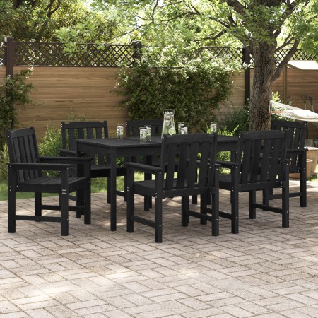 Sillas de Comedor para Jardín  6 pcs Negras 65,5x55,5x88 cm HDPE, Sillas de Comedor para Jardín  2 pcs Negras HDPE | Foro24.es | Tu tienda online para hogar, jardín y más Foro24.es