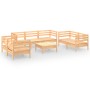 Gartenmöbel-Set 8-teilig aus massivem Kiefernholz von vidaXL, Gartensets - Ref: Foro24-3082597, Preis: 346,97 €, Rabatt: %