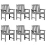 Sillas de Comedor de Jardín  6 pcs Gris Claro 65.5x55.5x88 cm HDPE, Sillas de Comedor de Jardín  2 pcs Gris Claro HDPE | Foro24.es | Tu tienda online para hogar, jardín y más Foro24.es