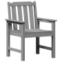 Sillas de Comedor de Jardín 6 pcs Gris Claro 65.5x55.5x88 cm HDPE, Sillas de Comedor de Jardín 2 pcs Gris Claro HDPE de , Sil...