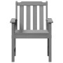 Sillas de Comedor de Jardín 6 pcs Gris Claro 65.5x55.5x88 cm HDPE, Sillas de Comedor de Jardín 2 pcs Gris Claro HDPE de , Sil...