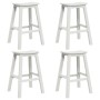 Taburetes de Bar 6 pcs Blanco HDPE, Taburetes de Bar 2 pcs Blanco HDPE by , Garden tables - Ref: Foro24-3335804, Price: 260,0...