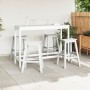 Taburetes de Bar 6 pcs Blanco HDPE, Taburetes de Bar 2 pcs Blanco HDPE by , Garden tables - Ref: Foro24-3335804, Price: 260,0...