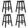 Taburetes de Bar  6 pcs HDPE Negro, Taburetes de Bar  2 pcs HDPE Negro | Foro24.es | Tu tienda online para hogar, jardín y más Foro24.es