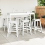 Taburetes de Bar  9 pcs Blanco HDPE, Taburetes de Bar  2 pcs Blanco HDPE | Foro24.es | Tu tienda online para hogar, jardín y más Foro24.es
