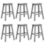 Taburetes de Bar  9 pcs Gris Claro HDPE, Taburetes de Bar  2 pcs Gris Claro HDPE | Foro24.es | Tu tienda online para hogar, jardín y más Foro24.es