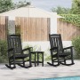 Mecedoras de jardín  2 pcs Negro 70x92x107.5 cm HDPE, Mecedora de jardín  Negra 70x92x108 cm HDPE | Foro24.es | Tu tienda online para hogar, jardín y más Foro24.es