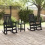 Mecedoras de jardín  2 pcs Negro 70x92x107.5 cm HDPE, Mecedora de jardín  Negra 70x92x108 cm HDPE | Foro24.es | Tu tienda online para hogar, jardín y más Foro24.es