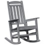 Mecedoras para Jardín 2 pcs Gris Claro 70x92x107.5 cm HDPE, Mecedora para Jardín Gris Claro 70x92x108 cm HDPE von , Gartenstü...