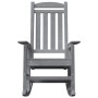 Mecedoras para Jardín 2 pcs Gris Claro 70x92x107.5 cm HDPE, Mecedora para Jardín Gris Claro 70x92x108 cm HDPE von , Gartenstü...