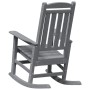Mecedoras para Jardín 2 pcs Gris Claro 70x92x107.5 cm HDPE, Mecedora para Jardín Gris Claro 70x92x108 cm HDPE von , Gartenstü...