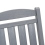 Mecedoras para Jardín 2 pcs Gris Claro 70x92x107.5 cm HDPE, Mecedora para Jardín Gris Claro 70x92x108 cm HDPE von , Gartenstü...