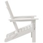 sillas Adirondack plegables 2 pcs Blanco 74.5x80.5x90 cm HDPE, Silla Adirondack plegable Blanca 74.5x80.5x90 cm HDPE by , Gar...